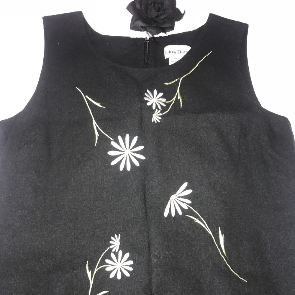 Sleveless linen dress